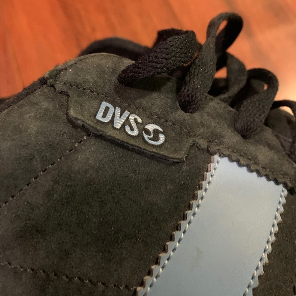 Vintage DVS Milan skate shoes suede dark blue and teal Men's size 8 - Picture 7 of 8